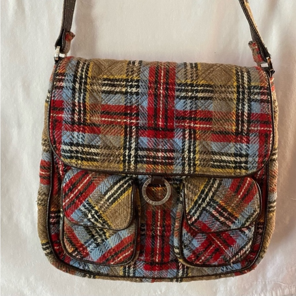 Unique Vera Bradley tweed crossbody
